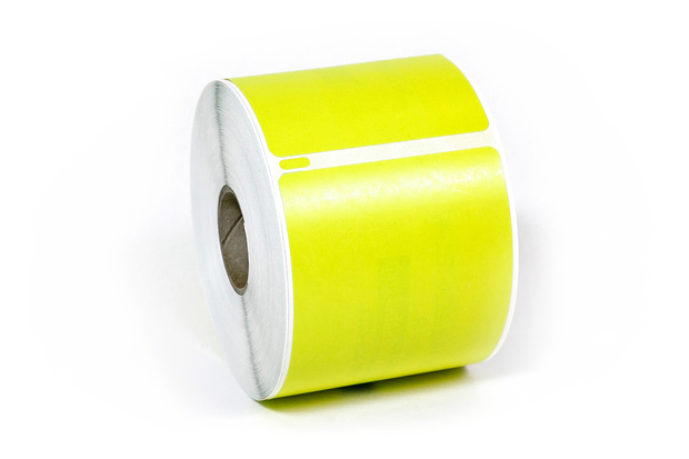Dymo LW Shipping Labels 2 5/16" x 4" Synthetic Yellow