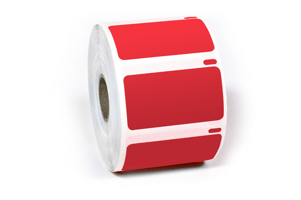 Dymo LW Multi-Purpose Labels, Medium 2 1/4" x 1 1/4" Red
