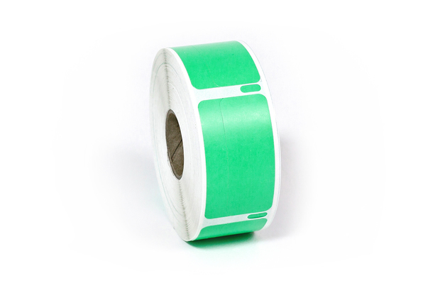 Dymo LW Return Address Labels 3/4" x 2" Green Removable