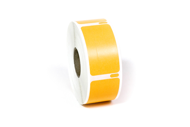 Dymo LW Return Address Labels 3/4" x 2" Orange Removable